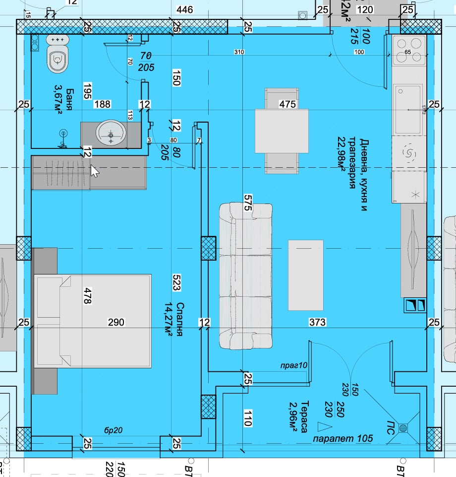 План апартаменти 2