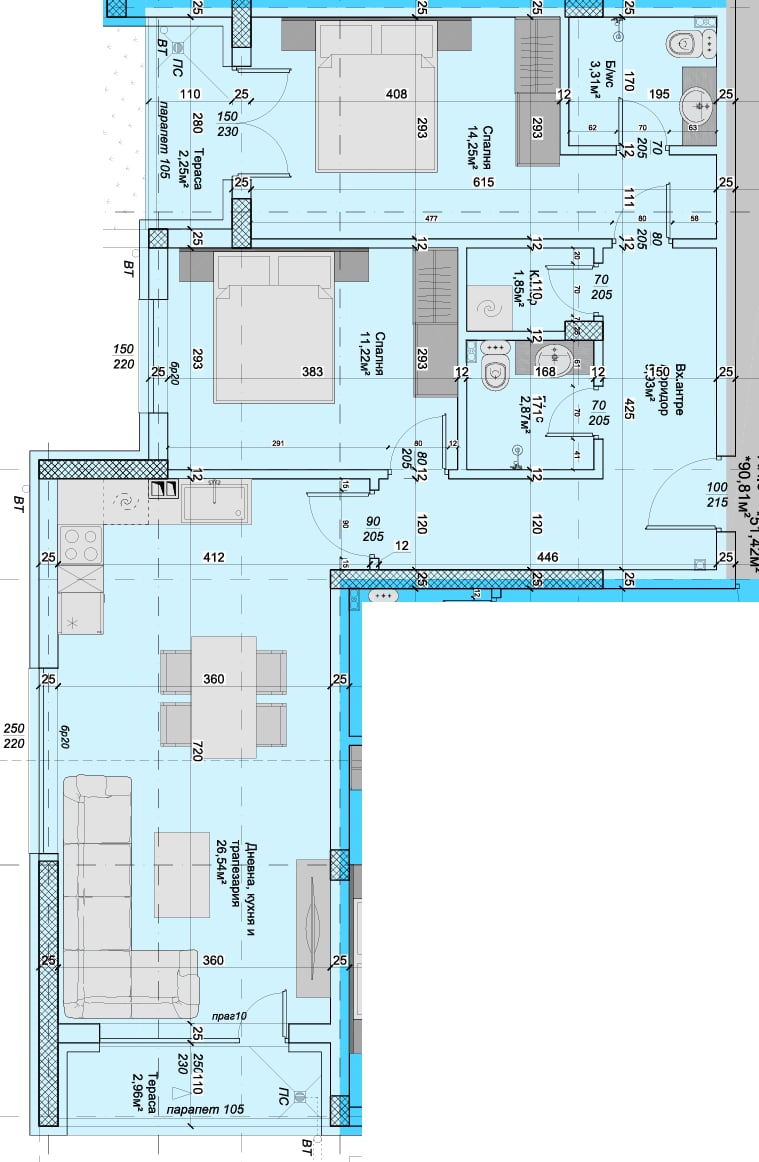 План апартаменти 3